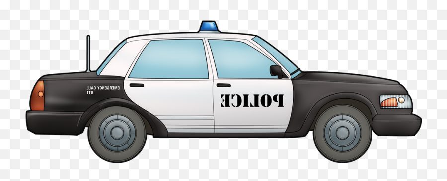Police Car Clip Art - Cartoon Police Car Png,Police Car Png