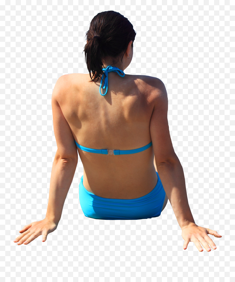 Pin - Woman In Pool Png,Girl In Bikini Png