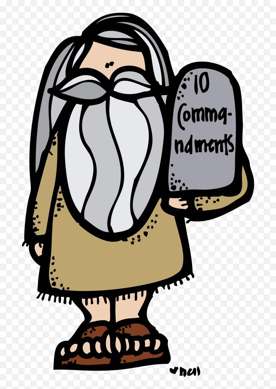 10 Commandments - Clipart Moses Ten Commandments Png,Ten Commandments Png