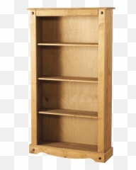 Rustic Pine Bookcase Transparent Image - Transparent Background Book Shelves Bookcase Png,Bookcase Png