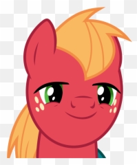 Big Macintosh Thinking By Dasprid - Mlp Big Mac Head Mlp Big Mac Face Png,Big Mac Png
