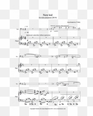 New Kid Tuba And Piano - Sheet Music Png,Bass Clef Png