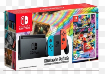 Nintendo Switch Incl Mario Kart 8 Deluxe - Nintendo Switch Bundle Png,Mario Kart 8 Deluxe Png