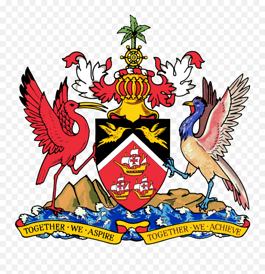 Filecoat Of Arms Trinidad And Tobagopng - Wikimedia Commons National Emblems Of Trinidad And Tobago,Arms Png