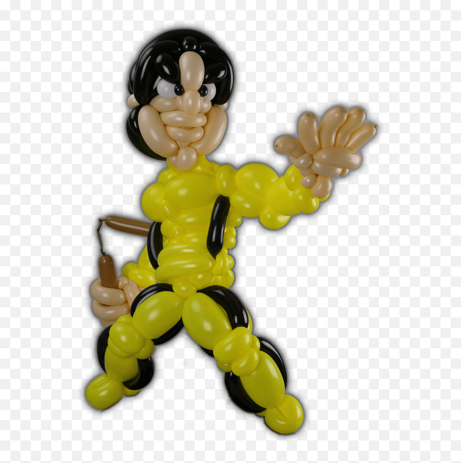 Balloon Bruce Lee - Balloon Artistry Twisted Inflations Figurine Png,Bruce Lee Png