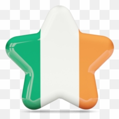 Star Icon Illustration Of Flag Ireland - png
