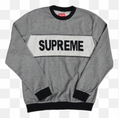 Supreme Tonal Stripe Logo Crewneck - Supreme Tonal Stripe Logo Crewneck Png,Stripe Logo Png