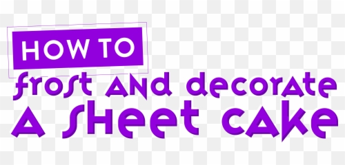 How To Frost And Decorate Sheet Cake Americau0027s Test - Graphic Design png