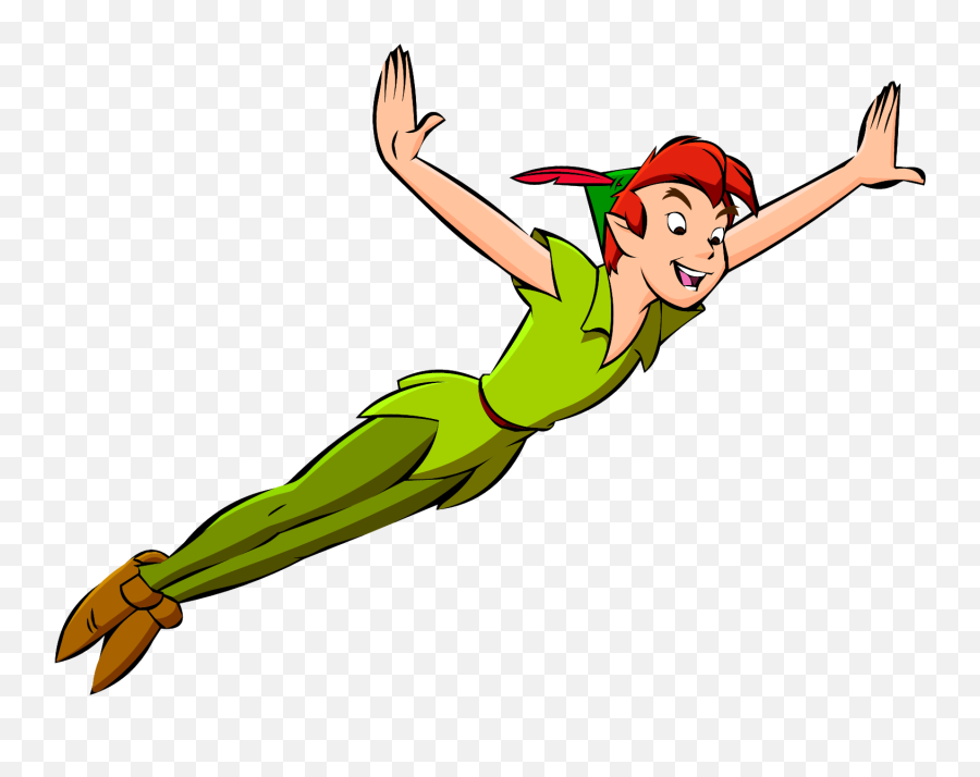 Peter Pan - Peter Pan Peter Flying Png,Peter Pan Silhouette Png