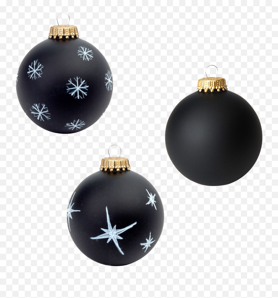 Black Christmas Ball Png Picture - Black Christmas Ball Png,Christmas Balls Png