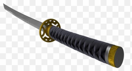High Poly Katana - Collectible Sword png
