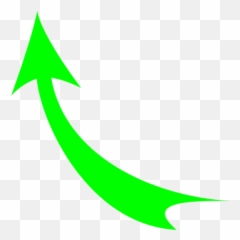 Curved - arrowgreen Clip Art at Clkercom vector clip art Green Arrow Png
