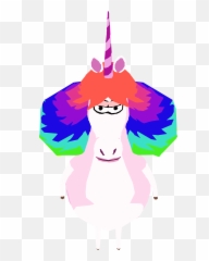 Club Penguin Rainbow Unicorn Png Image - Unicorn,Rainbow Unicorn Png