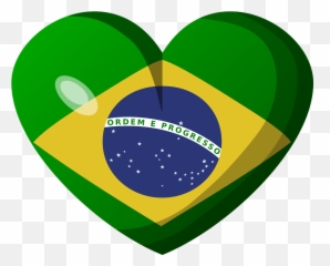 Heart Brazil Love - Flag png