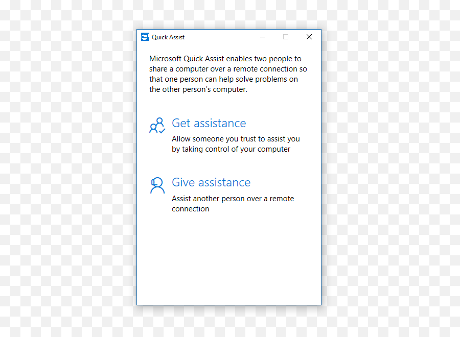 Quick Assist - Windows 10 Quick Assist Png,Hyperterminal Icon