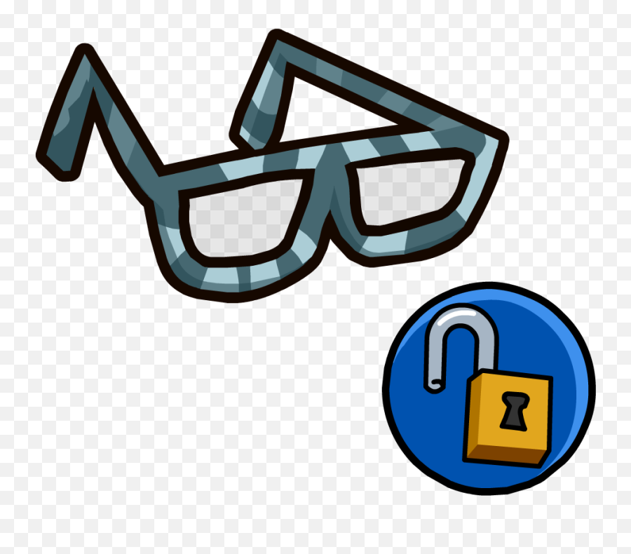Hipster Glasses - Club Penguin 2 Cool Glasses Png,Hipster Glasses Icon