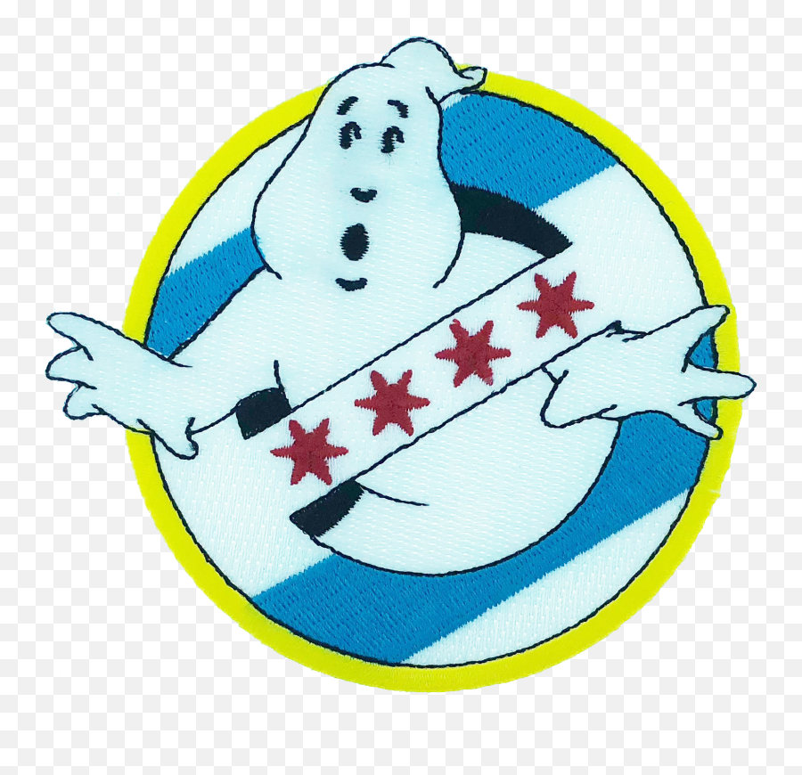 Ghostbusters Chicago Flag Patch - Ghostbusters Chicago Patch Png,Chicago Flag Png