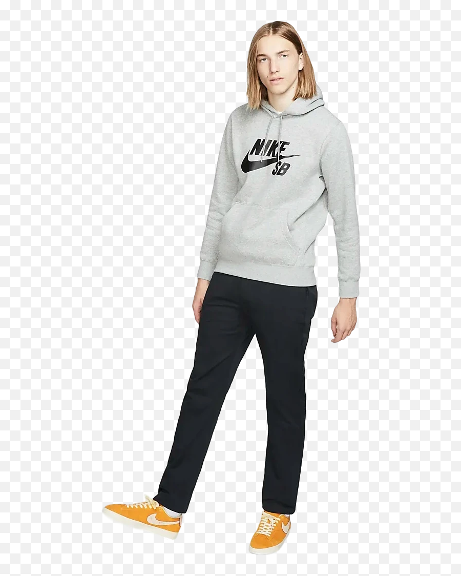 Details About Nike Sb Icon Hoodie Heather Grey Black - Long Sleeve Png,Nike Sb Icon Full Zip Hoodie