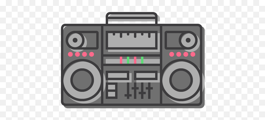 Boombox Sound Radio - Cassette Deck Png,Boom Box Png