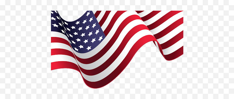 American Flag Logo Png Pnglib U2013 Free Library - Vector Us Flag Png,Waving American Flag Icon