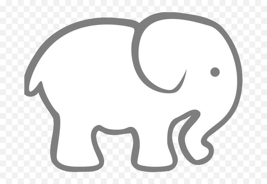 Pink Elephant Svg Vector Clip Art - Svg Clipart Language Png,Elephant Icon Png