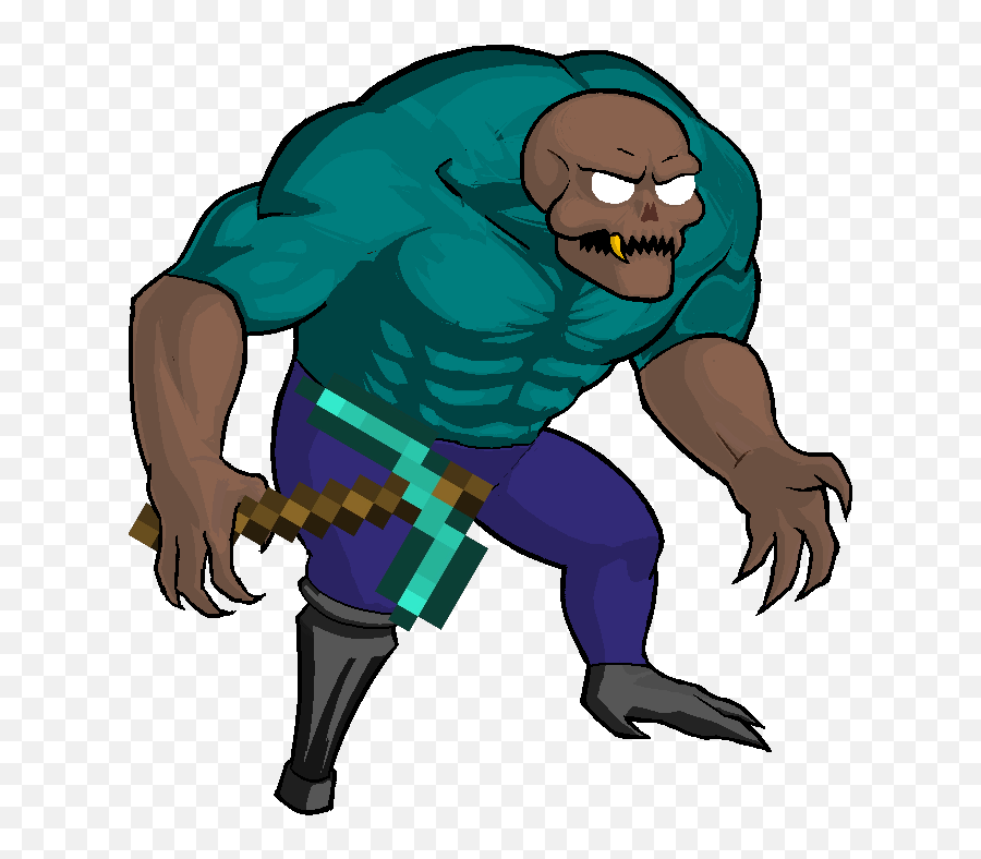 Lord Herobrenglish But He Has Clothes - Lord English Homestuck Png,Diamond Pickaxe Png