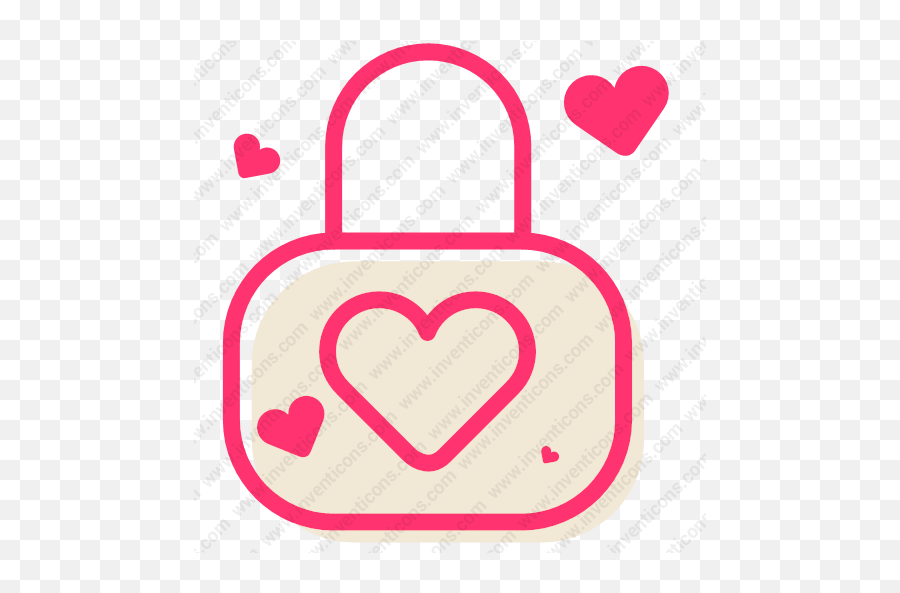 Download Love Lock Vector Icon Inventicons - Girly Png,Heart Lock Icon