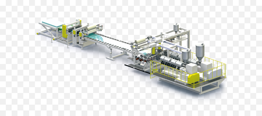 Leader Extrusion Machinery Sheet Line - Vertical Png,Extruder Icon