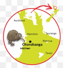 Kiwi Conservation Since 1971 Otorohanga House - Map png