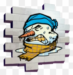Fortnite Melting Snowman Spray - PNG Pictures Images Bot