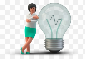 Bulb 3d Illustrations Designs Images Vectors Hd Graphics - Incandescent Light Bulb Png,Dark Blue Red Light Bulb Icon