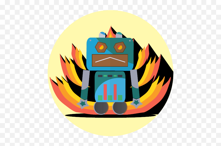 Angry Mascot Mechanical Metal Robot Expression Robotic Png Icon