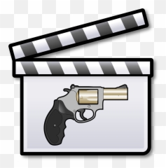 Filecrime Film Clapperboardsvg - Wikipedia Movie Music Png,Six Gun Killer Player Icon