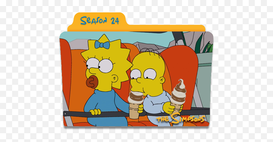 The Simpsons Season 24 Icon Folder Iconset Nellanel - Simpsons Slap Gif Png,Bart Simpson Icon