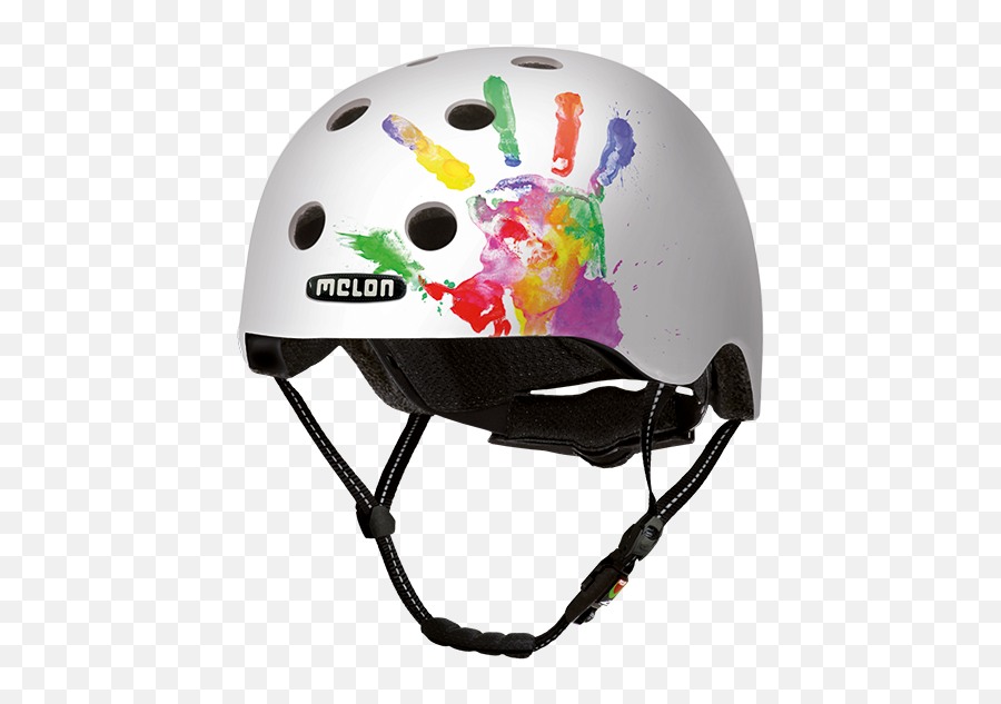 Melon Bicycle Helmet Urban Active Plastered White U2013 - Melon Helmet Png,How To Wash Icon Helmet Liner