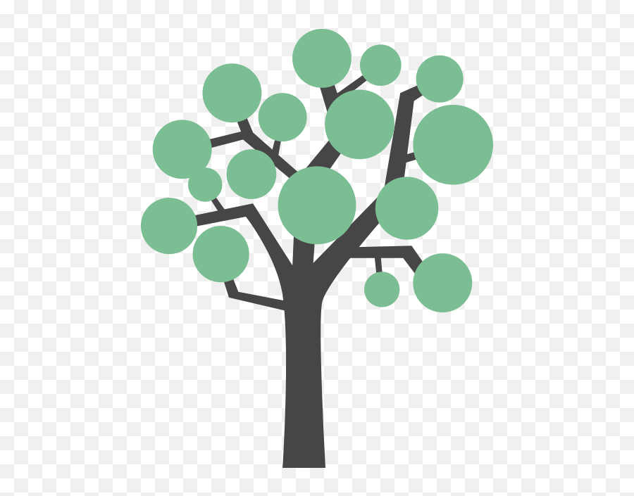 A Tree With Leaves Growing - Growing Tree Icon Png Tree Flat Illustration Png,Growing Icon