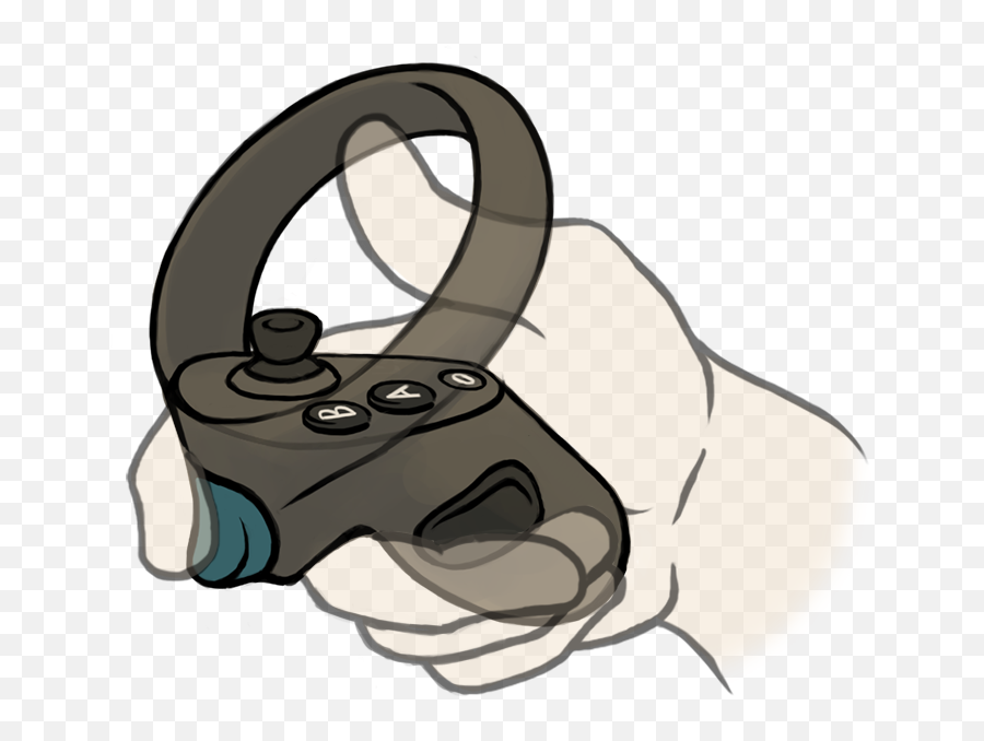 Quest Controller - Oculus Quest Controller Drawing Clipart Oculus Quest Controller Drawing Png,Lock Icon On Ps4 Game