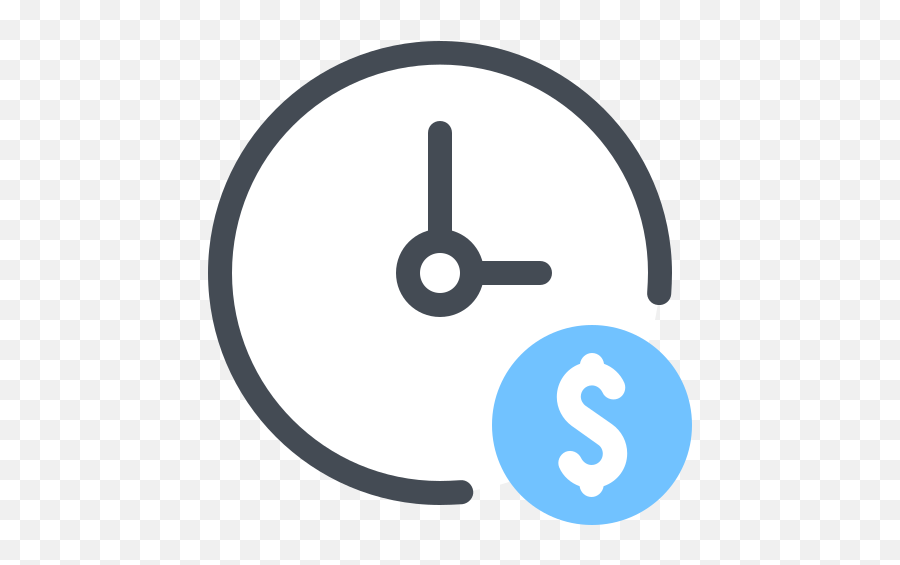 Time Icon In Pastel Style - Time And Material Icon Png,Time Saving Icon