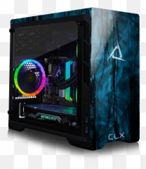 Clx Scarab Mini Gaming Pc Small Form Factor - Computer Fan png