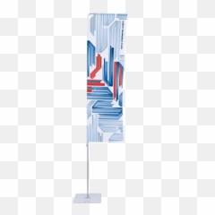 Portable Flag Pole With Arm Wind Sail Signs And Banners - Portrait Flag Pole Png,Flag Pole Png