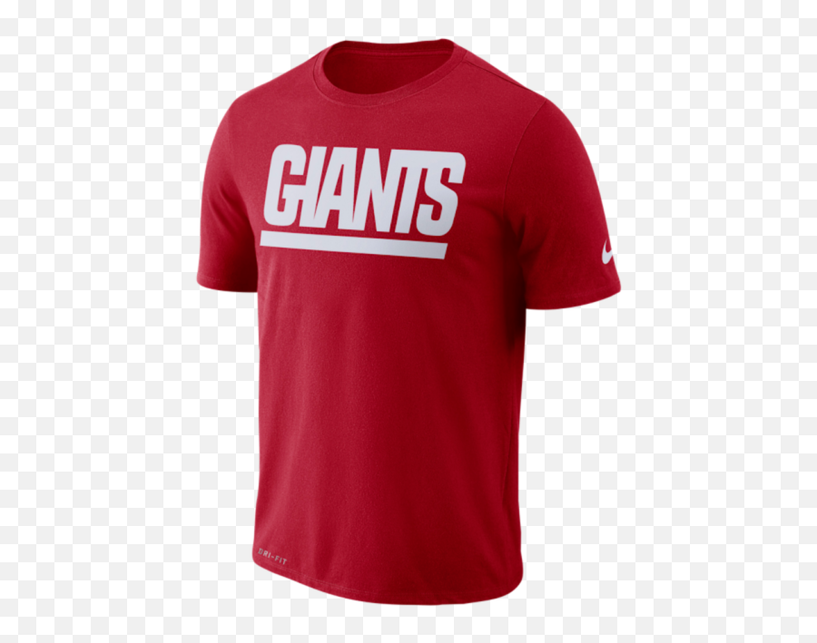 Download New York Giants Nfl Wordmark Red By Nike T - Shirt Logos And Uniforms Of The New York Giants Png,Ny Giants Logo Png