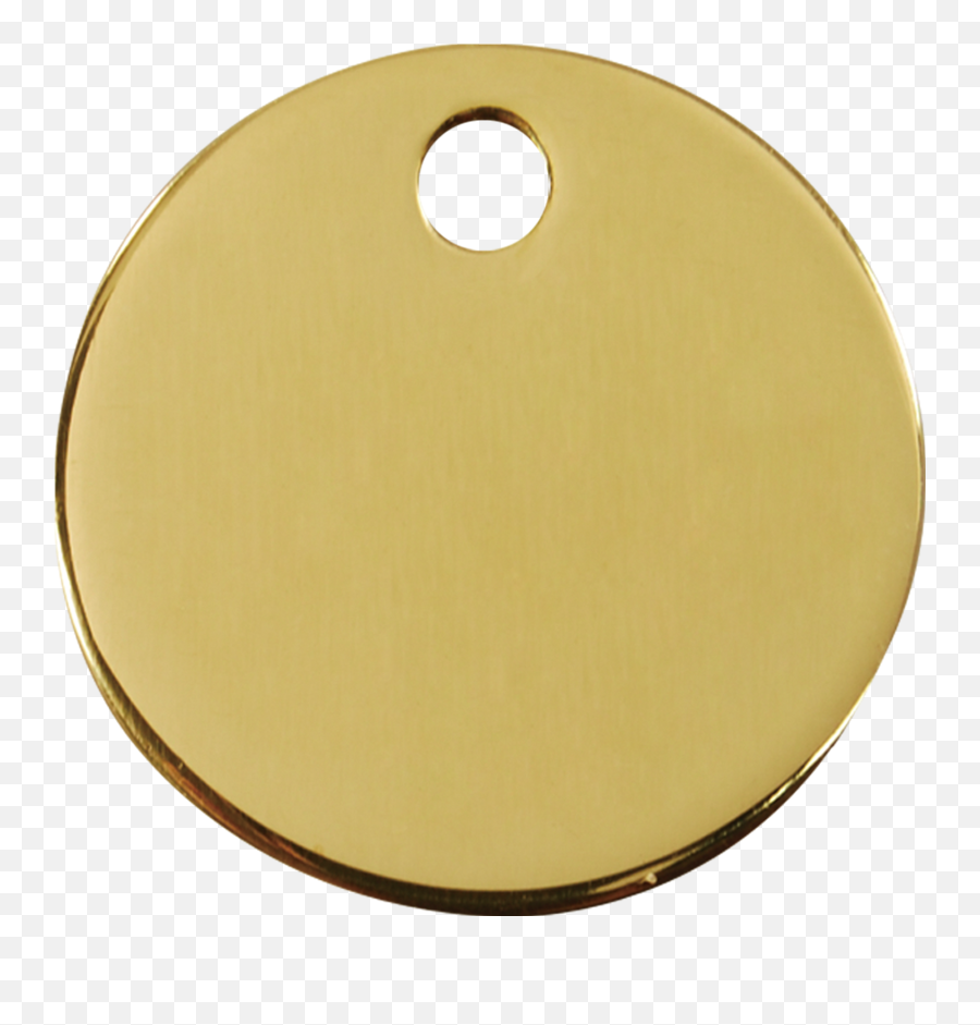 Brass Tag Circle 3cl - Circle Png,Dog Tags Png