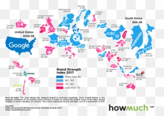 This Map Shows Falabella Is Most Valuable Brand Of Chile Png