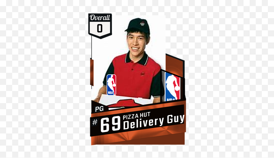 Pizza Hut Delivery Guy - Nba 2k17 Custom Card 2kmtcentral Funny Myteam Cards Png,Nba 2k16 Upload Logos