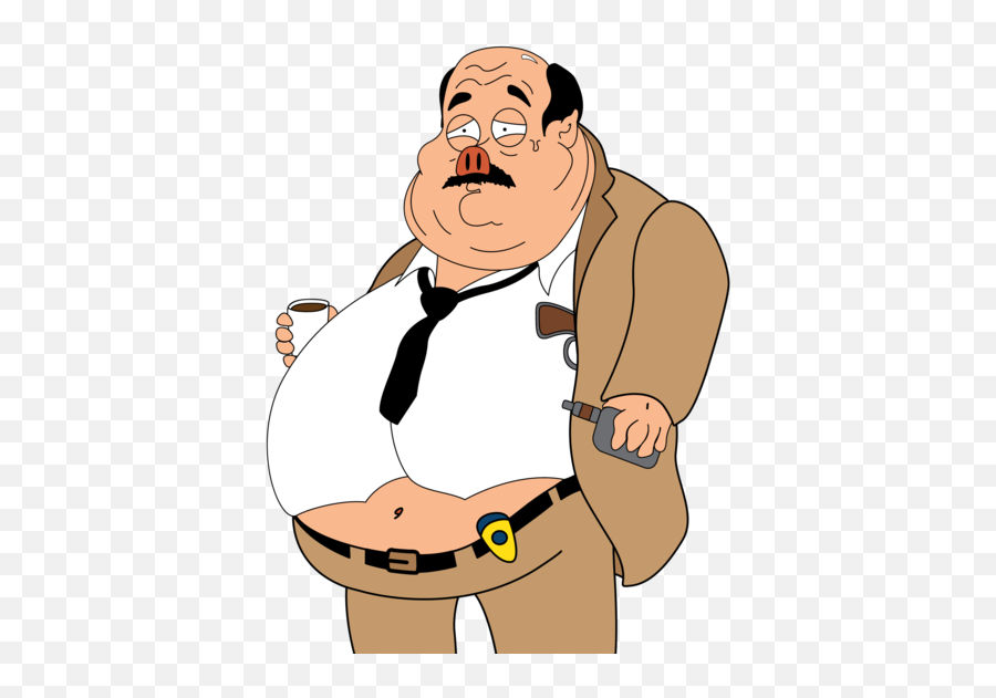 Fat Clipart Png 1 Image - Fat Detective Cartoon,Fat Png - free transparent  png images 