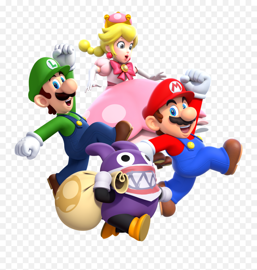 New Super Mario Bros U Deluxe - Press Kit Luigi Super Mario Bros Png,Super Mario Transparent