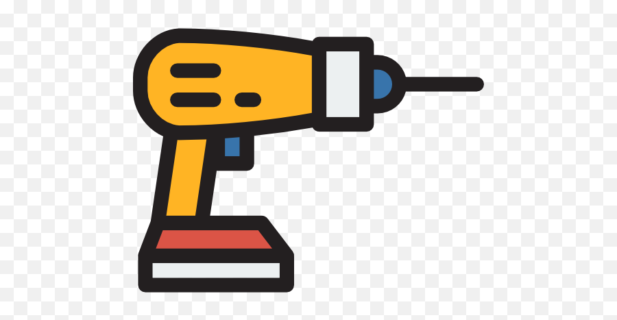 Drill Construction Technology Tools - Transparent Construction Tools Clipart Png,Drill Png