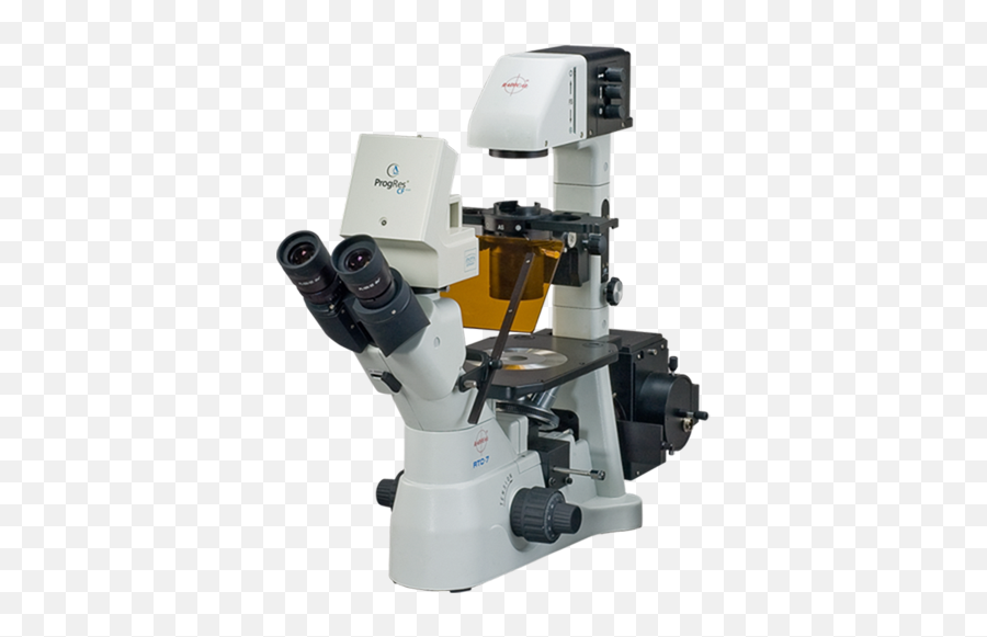 Microscope And Optics From Radical - Inverted Fluorescent Microscope Led Png,Microscope Transparent