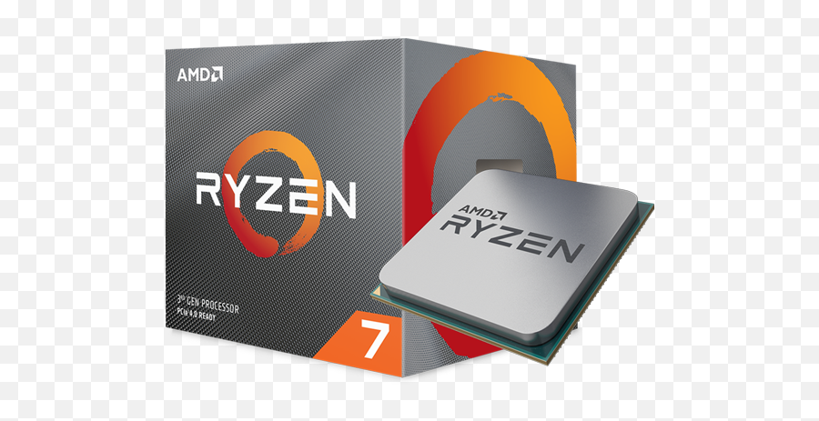Amd Ryzen 7 3800x Gen3 8 Core Am4 Cpuprocessor With Wraith Prism Rgb Cooler - Amd Ryzen 7 3800x Ghz Png,Amd Logo Png