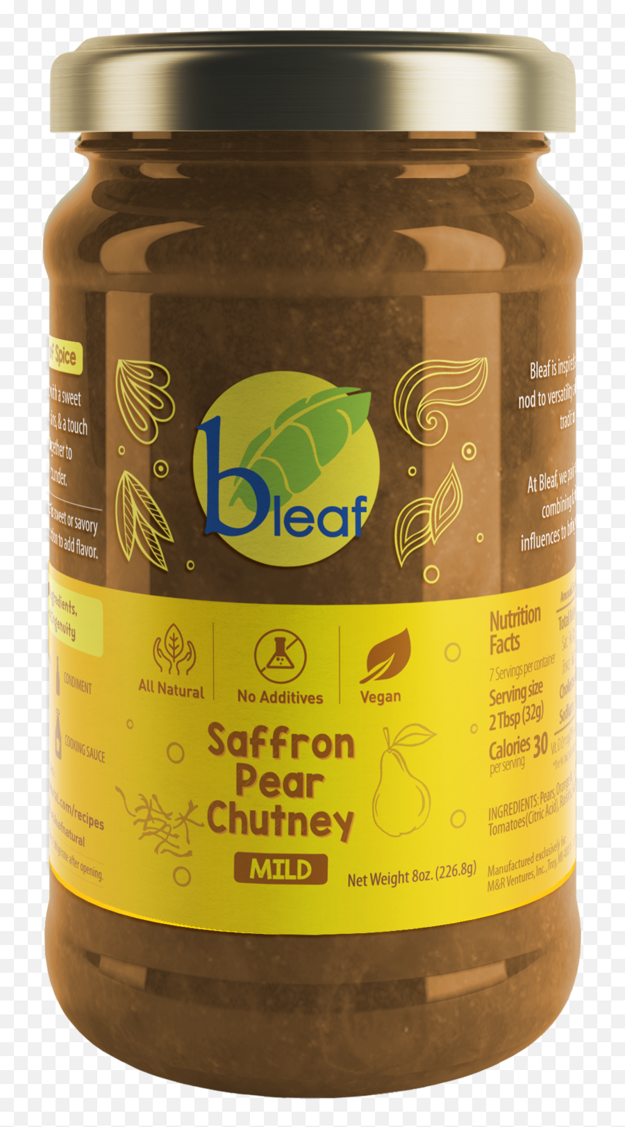 Saffron Pear - Mild U2014 Bleaf Natural Food Png,Pear Png
